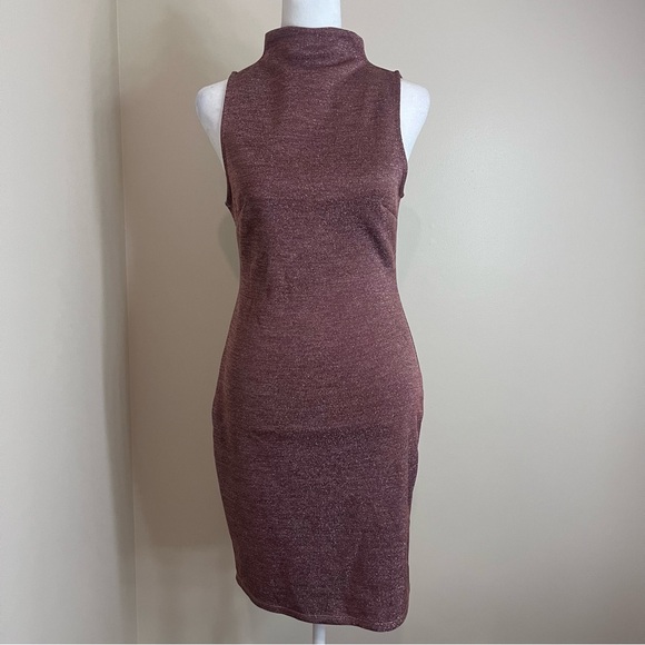 Windsor Women’s Sleeveless Brown Mini Dress Size M - Picture 1 of 6